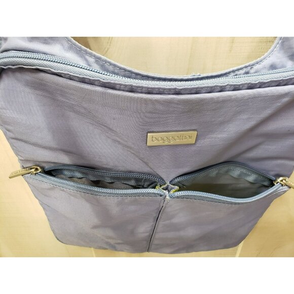 BAGGALLINI Canyon Crossbody Travel Casual Bag, Cornflower Blue, Green Lining - Picture 5 of 13